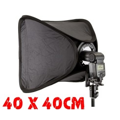 Easy-Folder Softbox Kit 40x40cm For Camera Flash